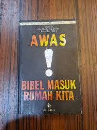 Image of Awas Bibel Masuk Rumah Kita