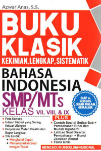 Image of Buku Klasik  Bahasa Indonesia SMP/MTS