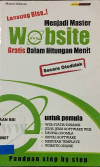 Image of Menjadi Master Website Gratsi adlam Hitungan Menit Secara Otodidak