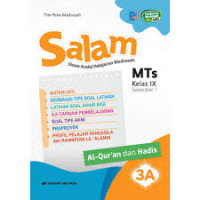 Image of Salam Siswa Andal Pelajaran Madrasah MTS Kelas IX Al-quran dan Hadis