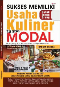 Image of Sukses Memiliki Kuliner Tanpa Modal